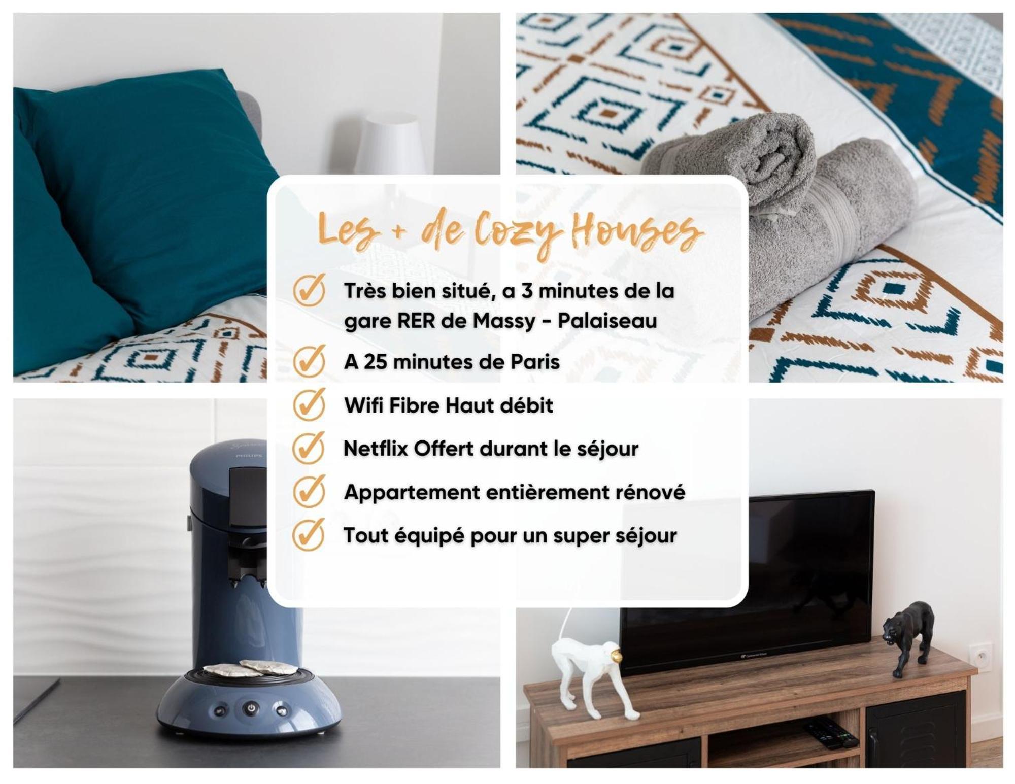Cozy Appart 5 A 3' De La Gare - Cozy Houses Палезо Екстериор снимка